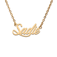 Load image into Gallery viewer, Sadie Name Necklace
