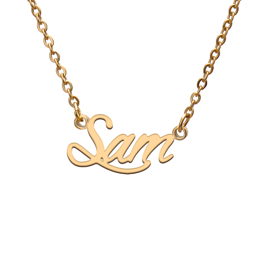 Sam Name Necklace