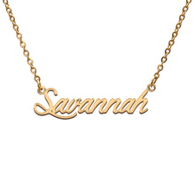 Load image into Gallery viewer, Savannah Name Necklace
