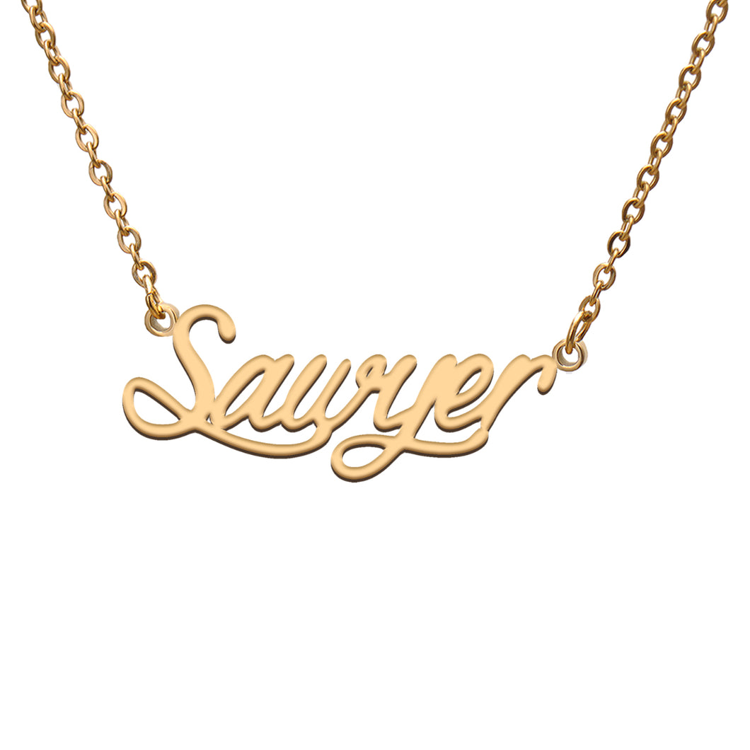 Sawyer Name Necklace