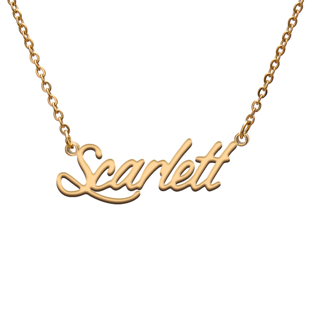 Scarlett Name Necklace
