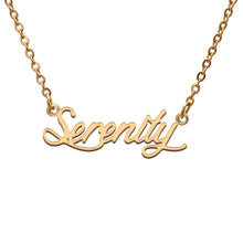 Load image into Gallery viewer, Serenity Name Necklace
