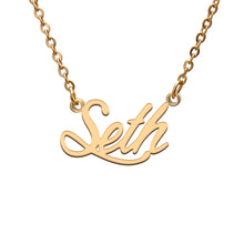Load image into Gallery viewer, Seth Name Necklace
