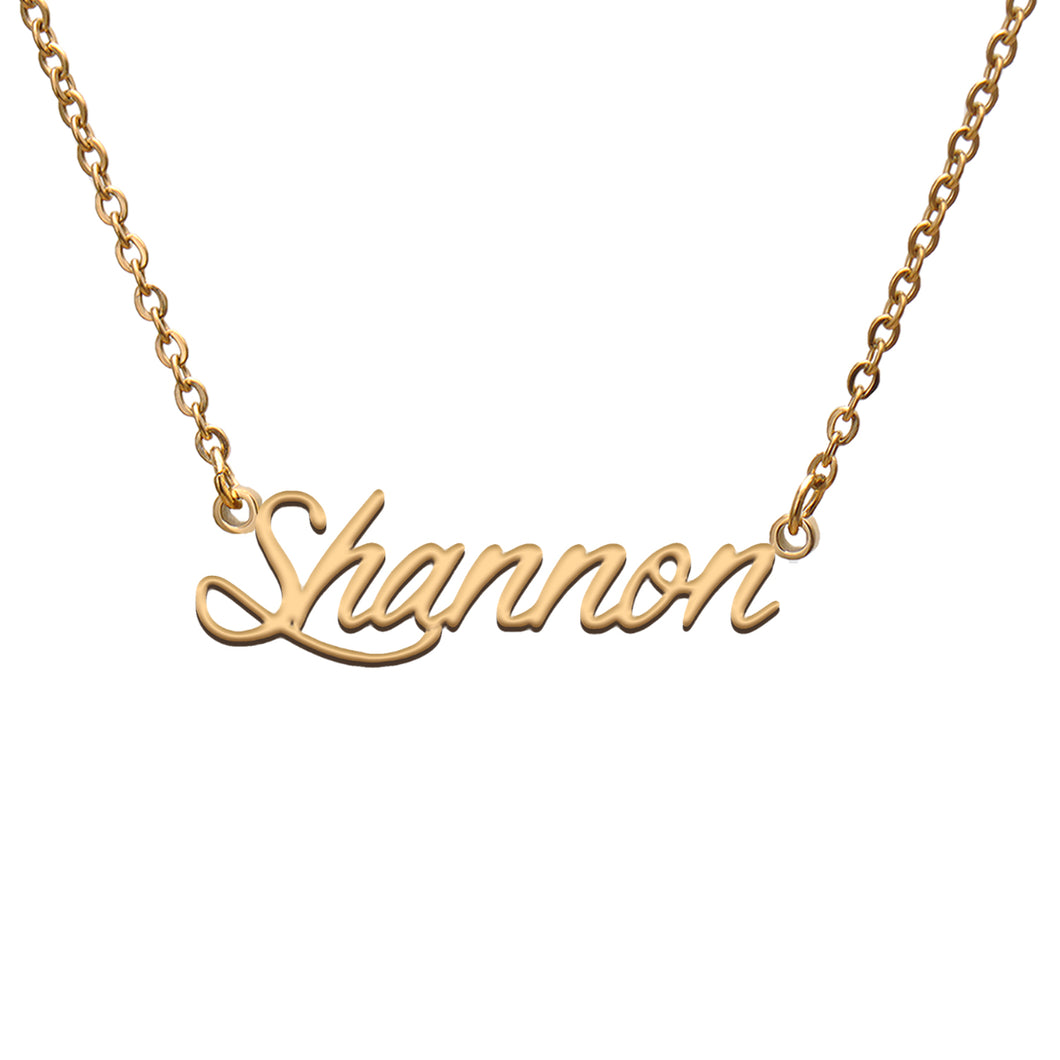 Shannon Name Necklace