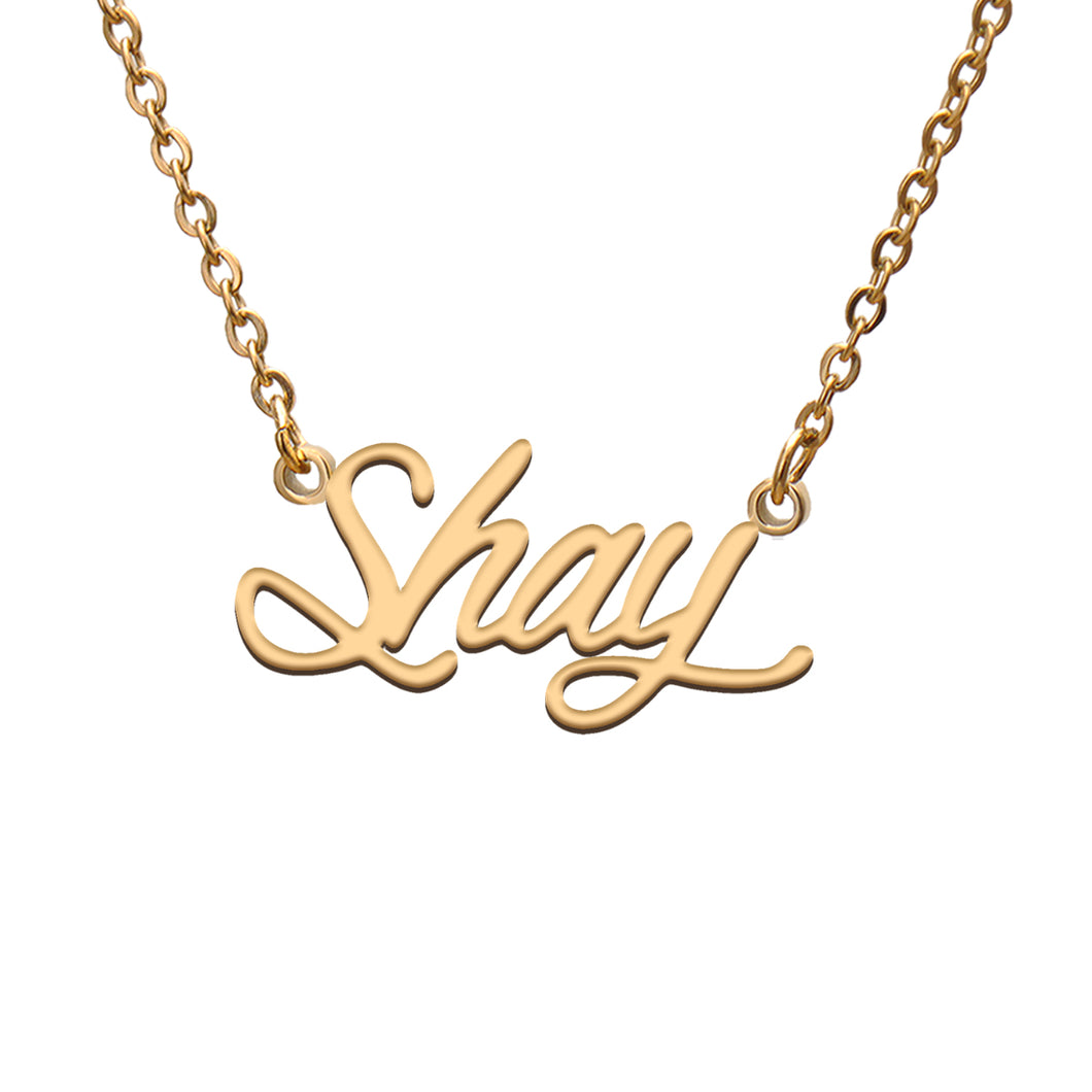 Shay Name Necklace