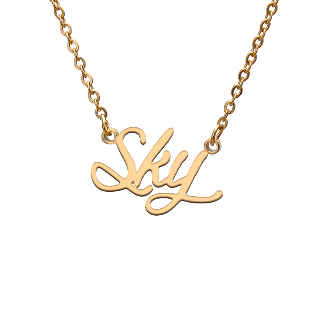 Sky Name Necklace