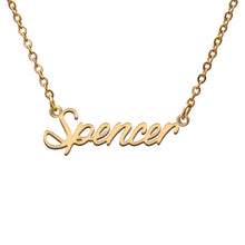 Load image into Gallery viewer, Spencer Name Necklace
