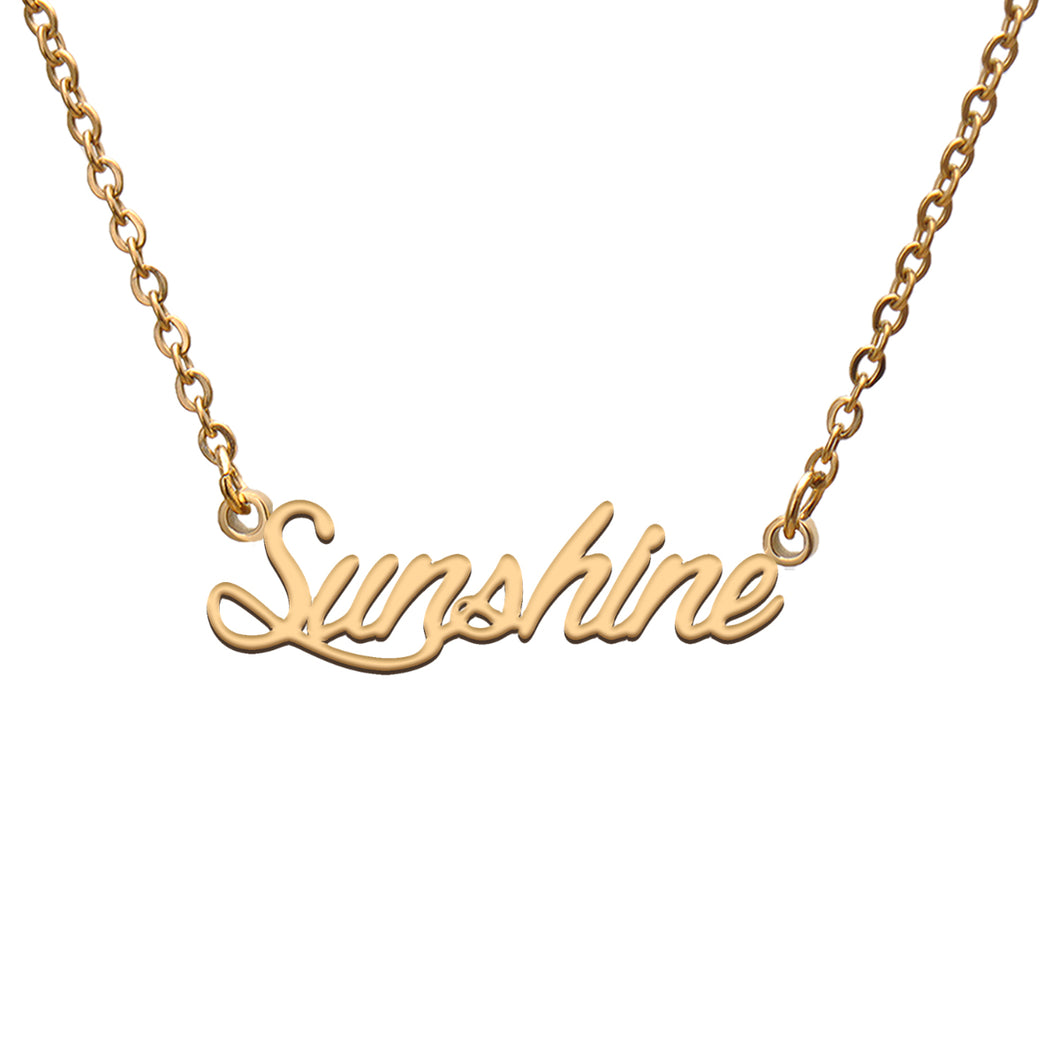 Sunshine Name Necklace