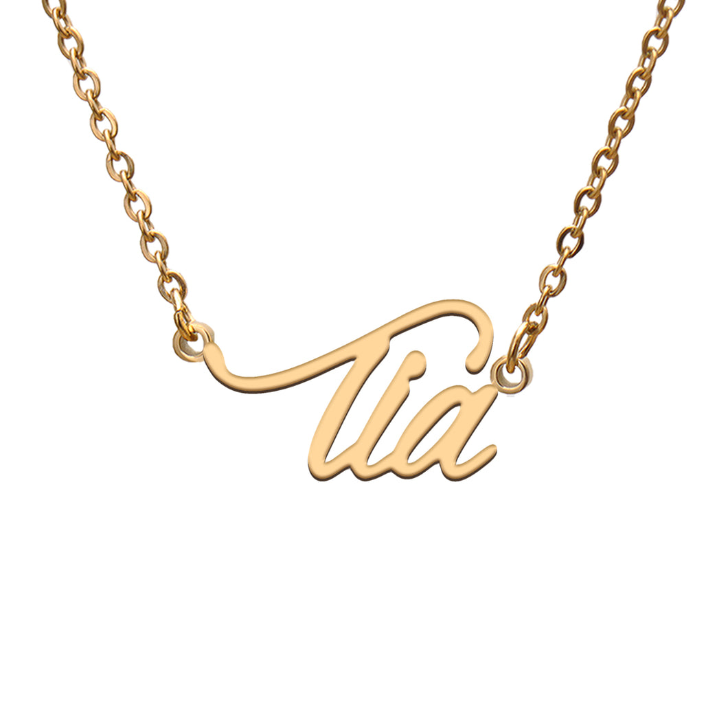 Tia Name Necklace