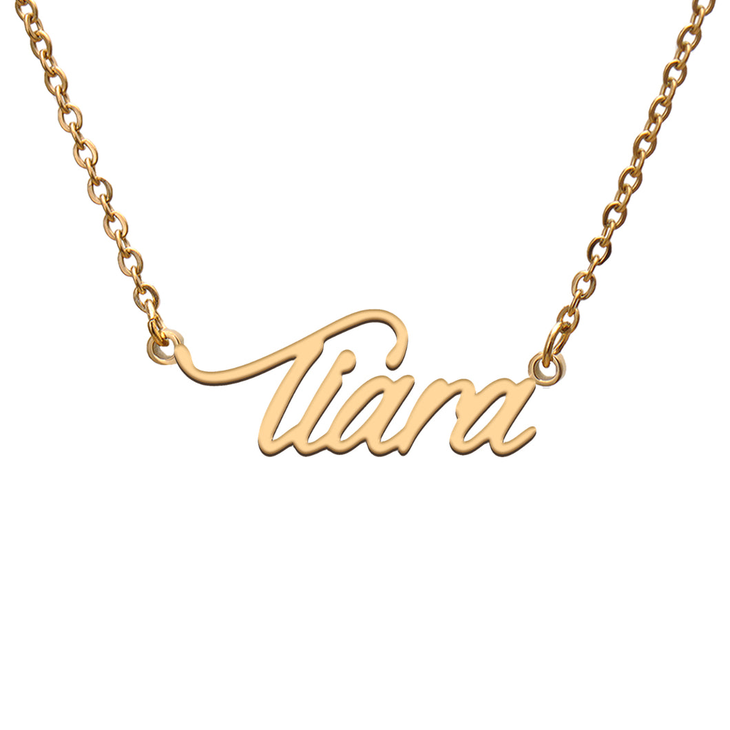 Tiara Name Necklace