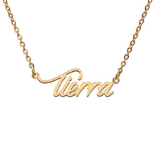 Load image into Gallery viewer, Tierra Name Necklace
