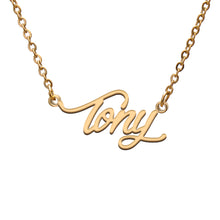 Load image into Gallery viewer, Tony Name Necklace
