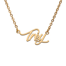 Load image into Gallery viewer, Trey Name Necklace
