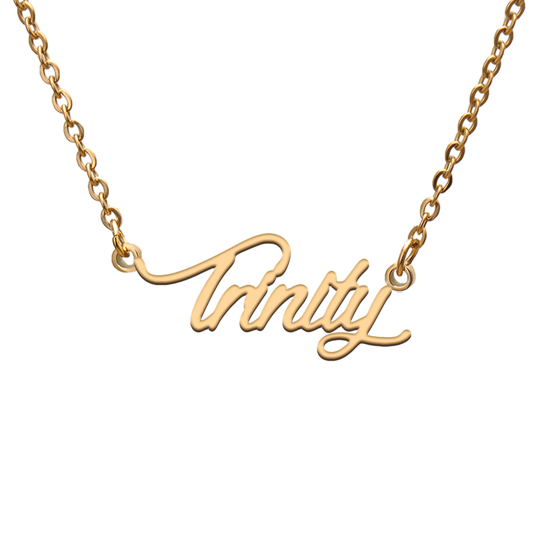 Trinity Name Necklace