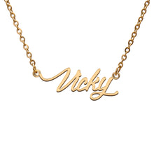Load image into Gallery viewer, Vicky Name Necklace
