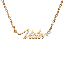 Load image into Gallery viewer, Victor Name Necklace
