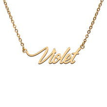 Load image into Gallery viewer, Violet Name Necklace

