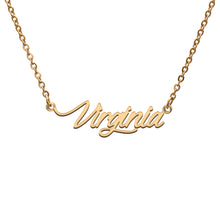 Load image into Gallery viewer, Virginia Name Necklace
