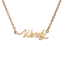 Load image into Gallery viewer, Wendy Name Necklace
