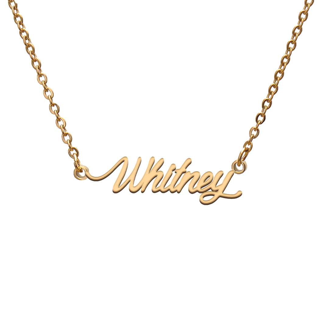 Whitney Name Necklace