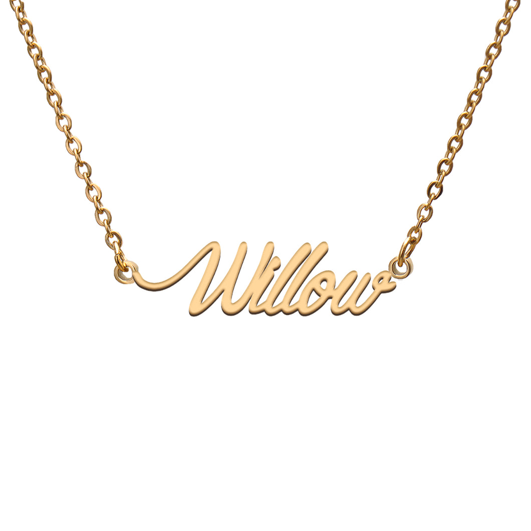 Willow Name Necklace