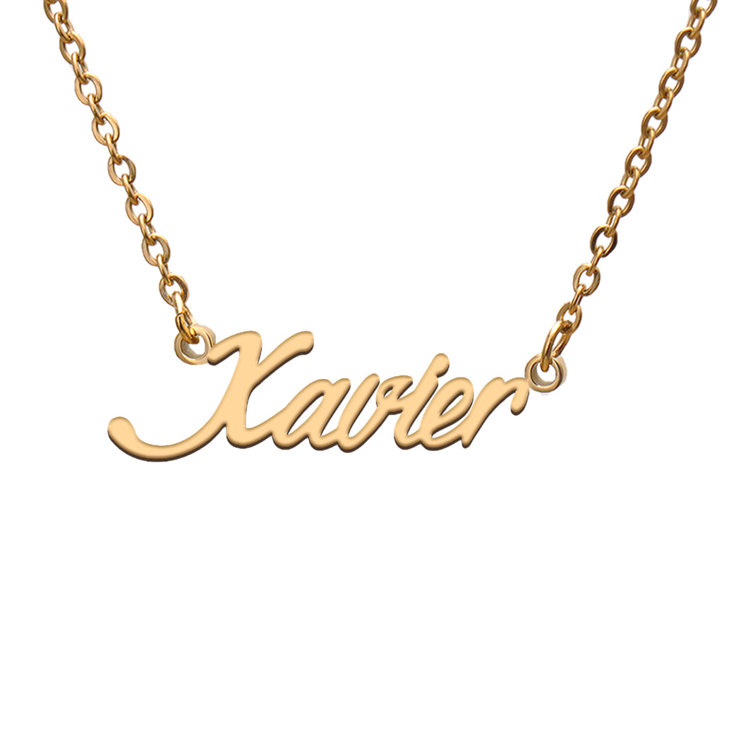 Xavier Name Necklace