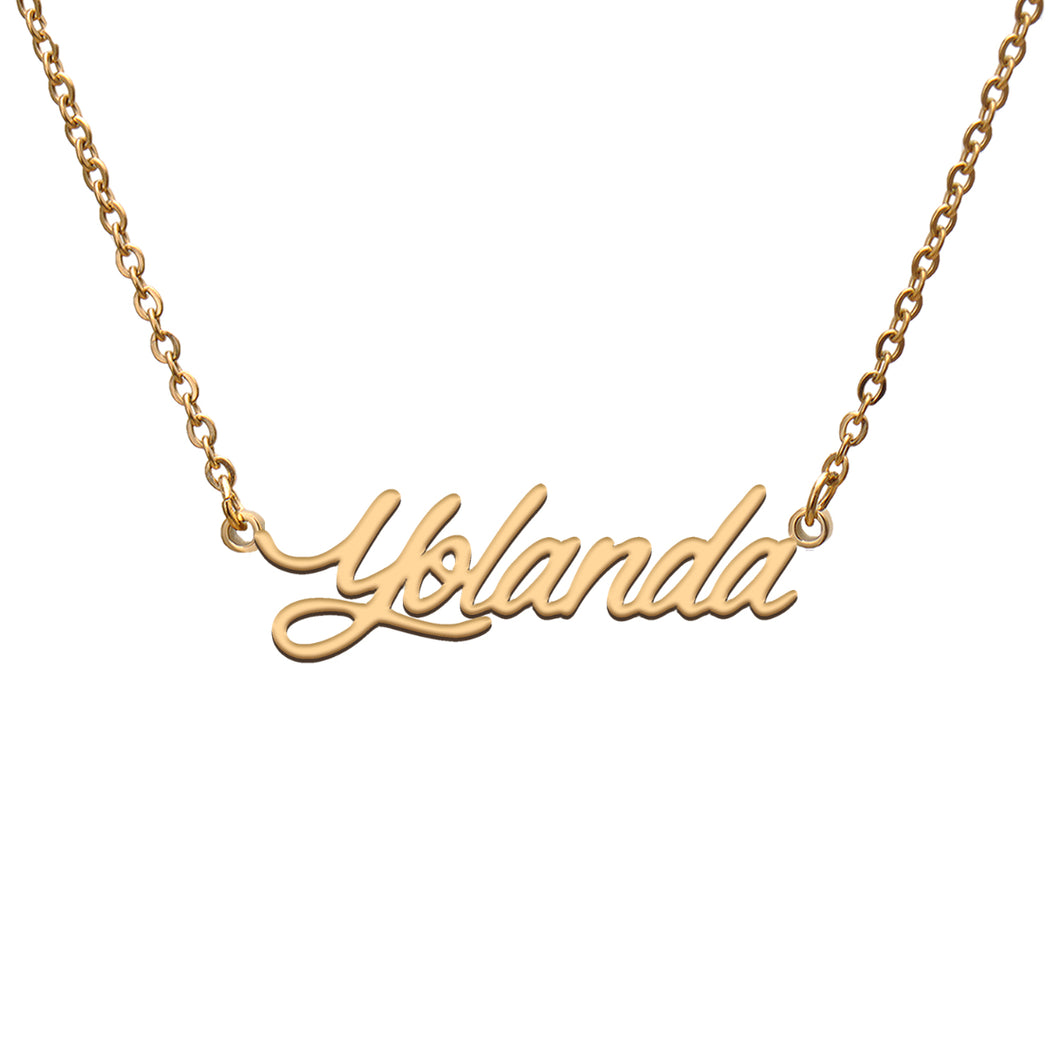 Yolanda Name Necklace