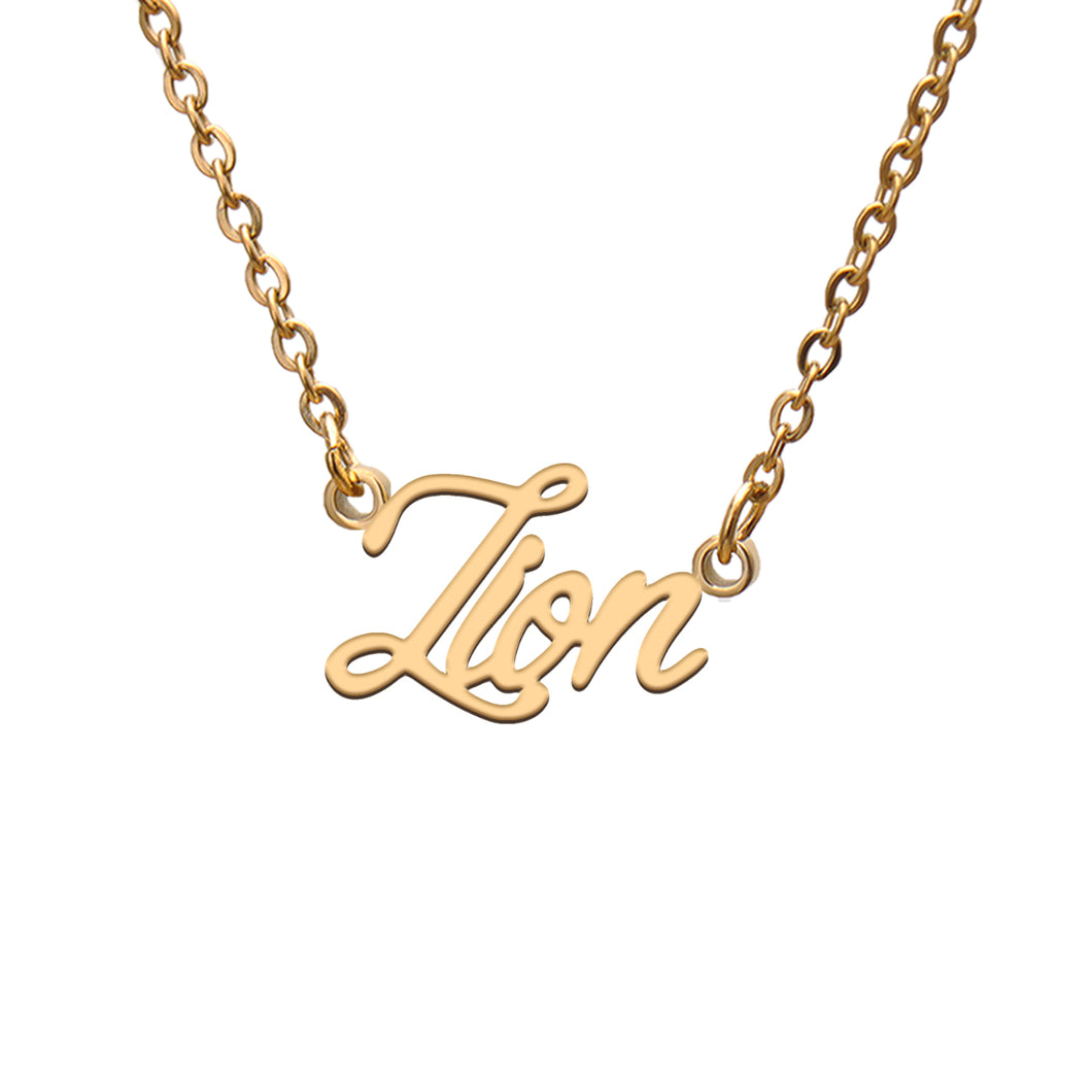 Zion Name Necklace