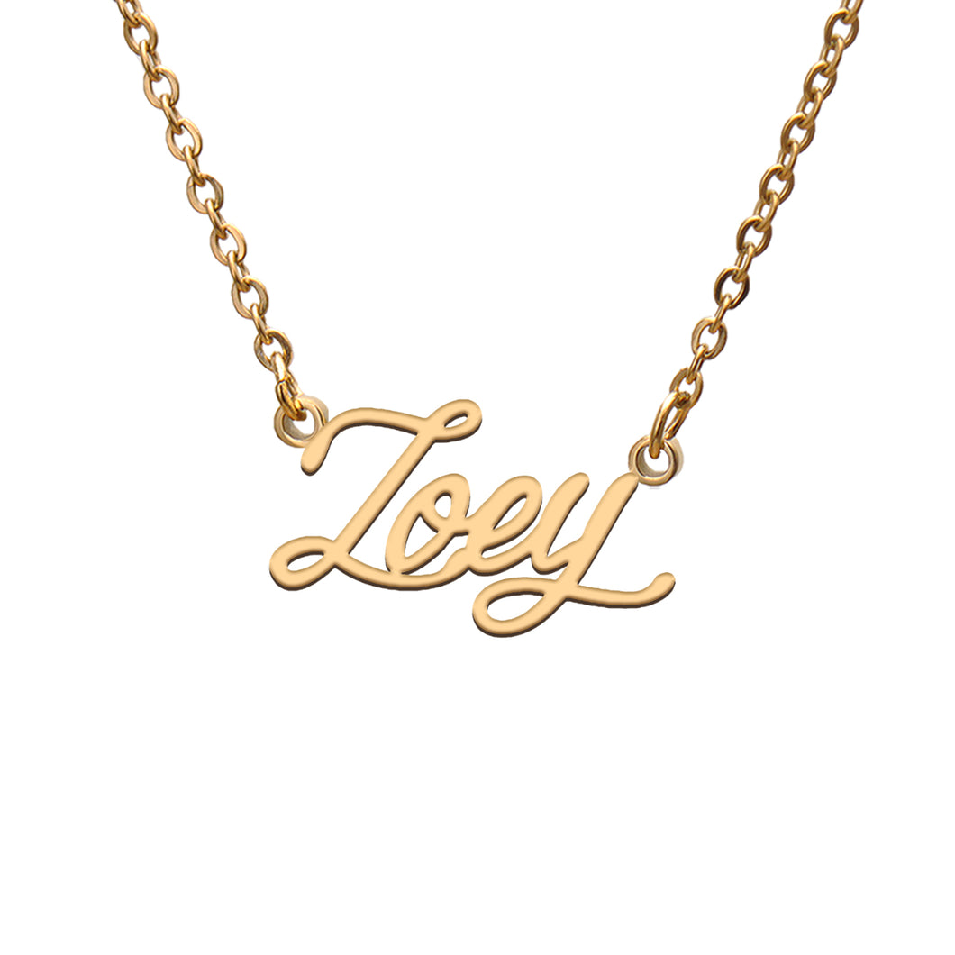Zoey Name Necklace