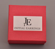 Load image into Gallery viewer, Intial Earrings with Meaningful Letter IQ Stud Earring with Gift Box
